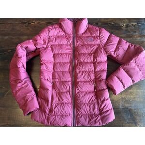 The North Face Women's 700 Lightweight Goose Down Puffer Packable Jacket XS Red